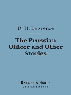 cover image of The Prussian Officer and Other Stories (Barnes & Noble Digital Library)